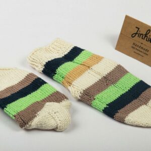 Beautiful hand knitted kids socks