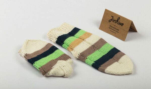 Beautiful hand knitted kids socks