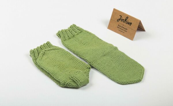 Olive Hand-knitted kids socks