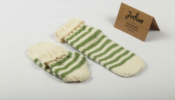 Beautiful hand knitted kids socks