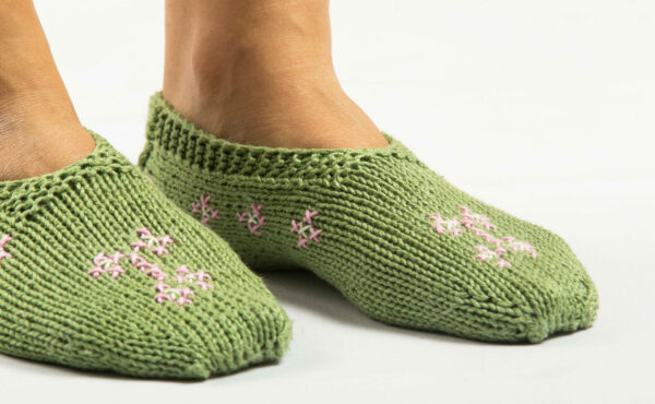 Hand-knitted Slipper