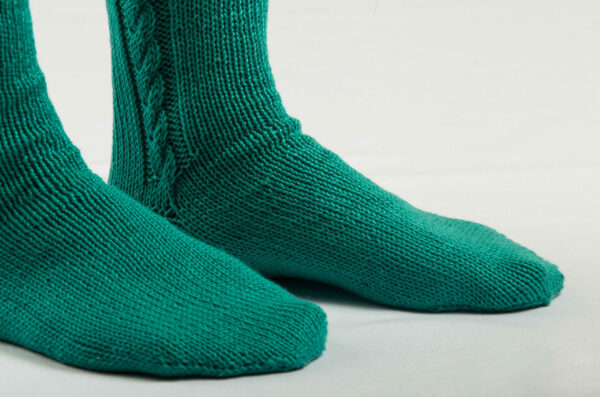 Green Handmade Sock