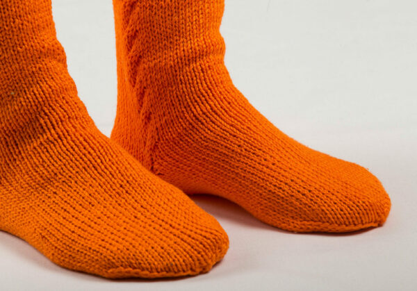 Orange Handmade Sock