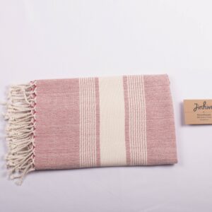 Red-beige towel