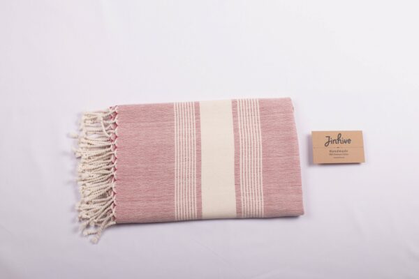 Red-beige towel